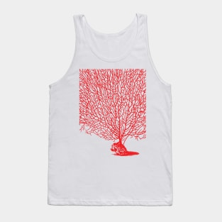 Red Sea Fan Coral Tank Top